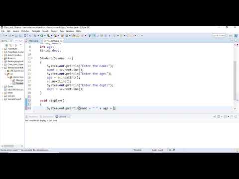 Get Input Using Constructor In Java Parameterized Constructor Beginner Guide Java Tutorial 6
