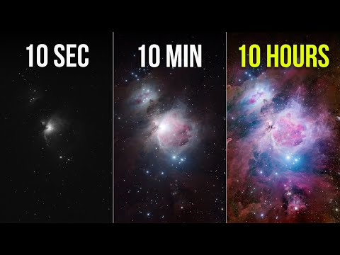 Photographing Orion for 10 Seconds vs 10 Hours