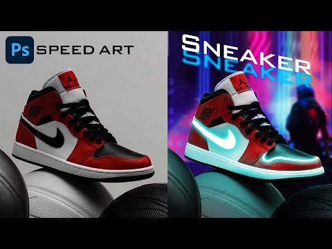 Photoshop Speed Art landscape Sunset Painting digital Basic 2018