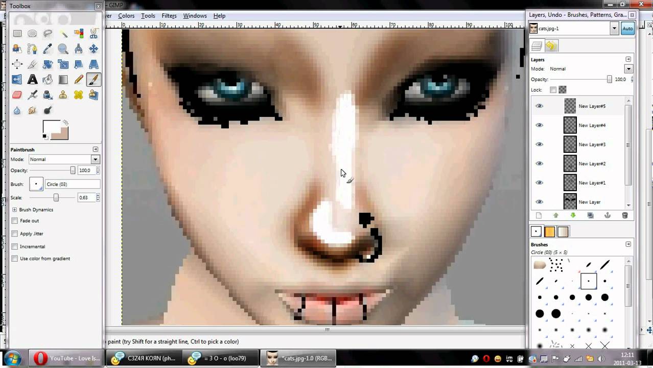 Imvu Gimp tutorial Boy.