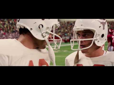 Game footage clip from the My All American trailer showing Freddie Steinmark in Longhorns uniform