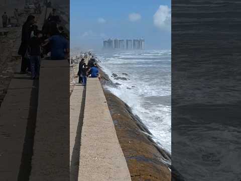 Sea view karachi beach wall #youtubeshorts #shorts #viral #seaviewkarachi