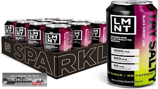 LMNT Sparkling Electrolyte Drink Black Cherry Lime 12-Count Review