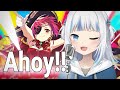 Gawr Gura Sings Ahoy By Houshou Marine