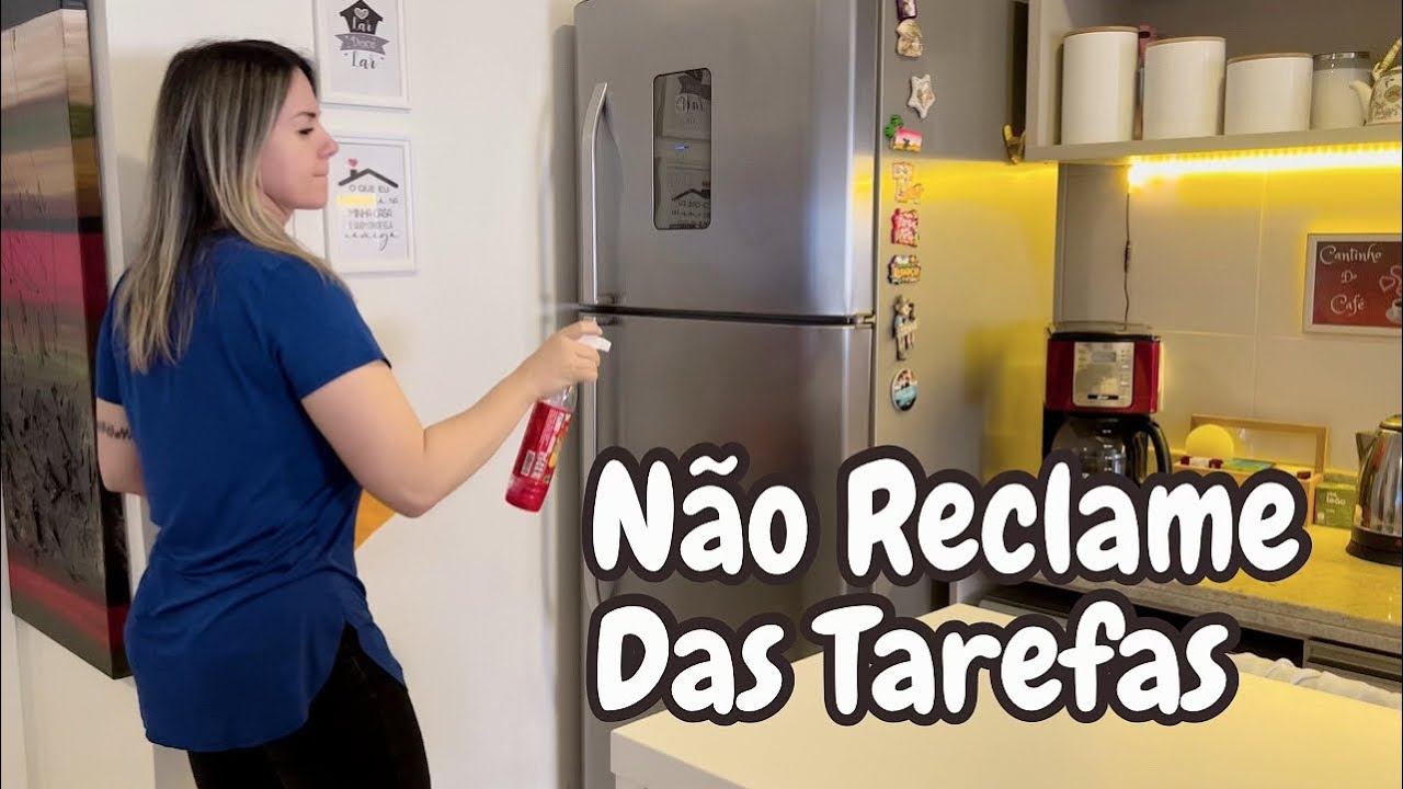Chega de desânimo limpe sua casa todos os dias, pare de reclamar e seja grata.
