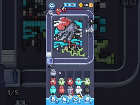 Pixel Flow Level 112 Walkthrough