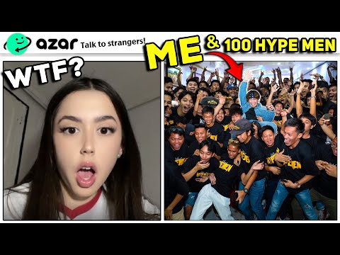 What Happens If You Hire 100 HYPE MEN On OMEGLE? | OMETV | SHE WAS SO SHOCKED!!!
