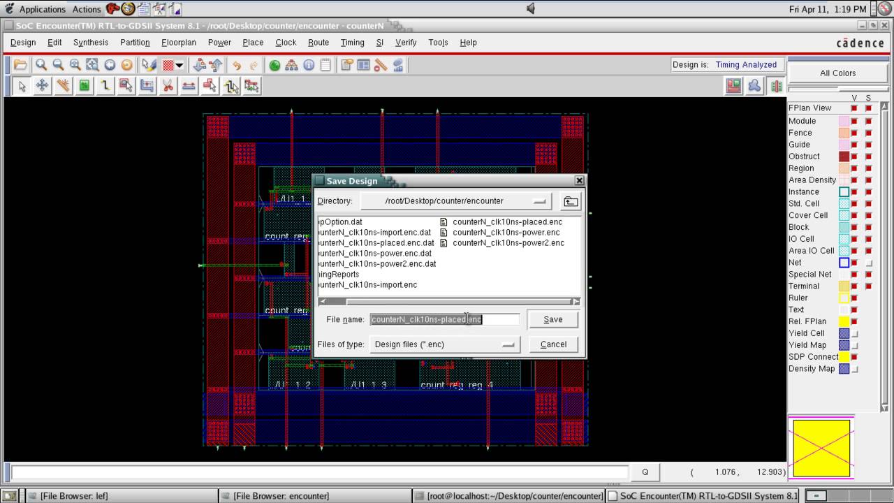 4 Standard Cell Place and Route SoC Encounter