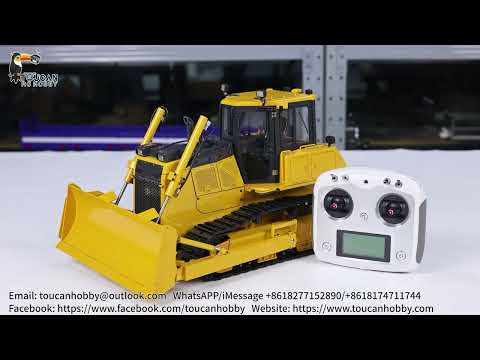 POWERFUL RC BULLDOZER——1/12 METAL HYDRAULIC D65EX IN ACTION!!