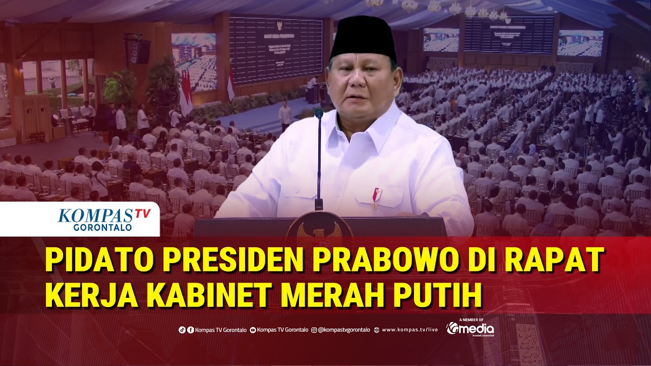 [FULL] President Prabowo's Briefing at the Red and White Cabinet Working Meeting