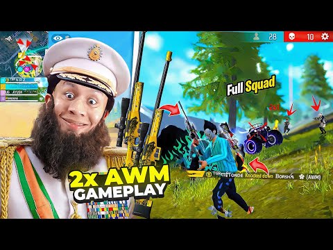 2x Awm Gameplay in Grandmaster Top 1 Lobby 😱 Tonde Gamer - Free Fire Max