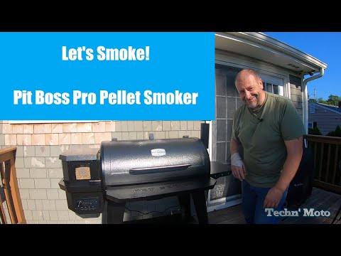 Let's Smoke! Pit Boss Pro Model #PB1150PS2  Pellet Smoker | Techn' Moto