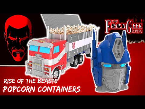 Rise of the Beasts POPCORN CONTAINERS: EmGo's Transformers Reviews N' Stuff