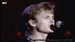 a-ha live - Here I Stand and face the Rain  (HD), Rock in Rio II, Rio de Janeiro - 26-01-1991