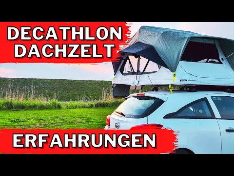 Decathlon Dachzelt Erfahrungen und Test || MINI CAMPER || OPEL CORSA ||
