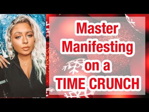 Master Manifesting on a TIME CRUNCH | law of assumption