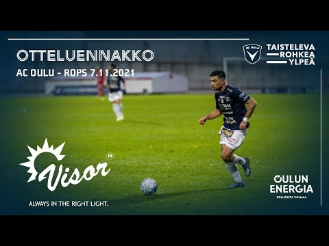 ACOTV: Visor otteluennakko AC Oulu - RoPS 7.11.2021 (Veikkausliiga)