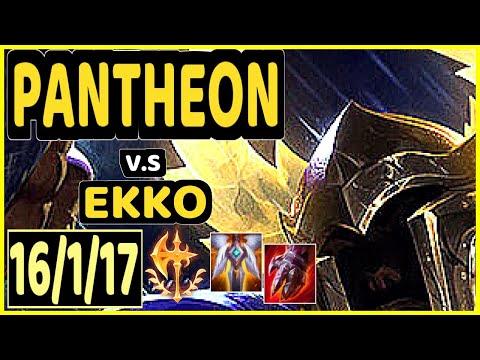 DIAMONDPROX (PANTHEON) vs EKKO - 16/1/17 KDA JUNGLE GAMEPLAY - EUW Ranked GRANDMASTER