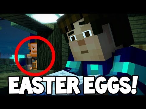 Minecraft Story Mode: Season 2 - HIDDEN EASTER EGGS! "Episode 4"