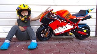 Funny BABY Unboxing And Assembling The Pocker Bike mini moto - mini Bike
