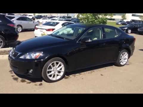 Lexus Certified Pre Owned Black 2011 IS 250 AWD Leather with Moonroof Review Millet, AB