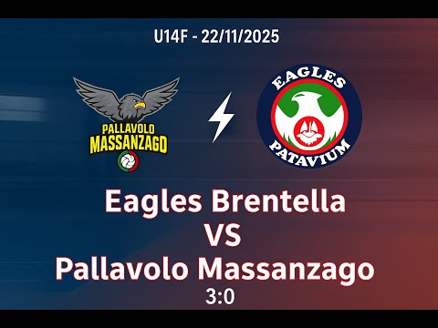 U14F - 22/11/2025, Eagles Brentella VS Pallavolo Massanzago 3:0