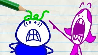 Slimy Insects Bug Pencilmate! -in- Pencilmation BUGGING BUGS Compilation - Cartoons for Kids