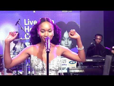 J'Dess at the Make Music Lagos X MTN Live From Home Concert.