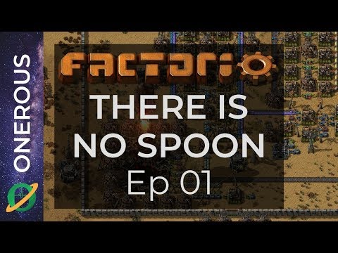Factorio There Is No Spoon (Preparation) Ep 01: Intro and materials blueprinting