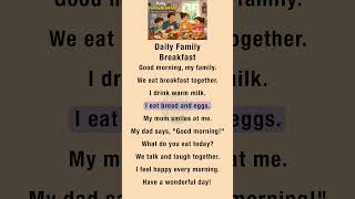 Learn English | Daily Family Dinner Conversation