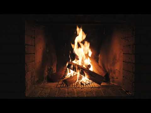 Knisterndes Kaminfeuer – Entspannendes Ambiente für das Flammkuchenspiel-Brett von Flammkuchen Profi