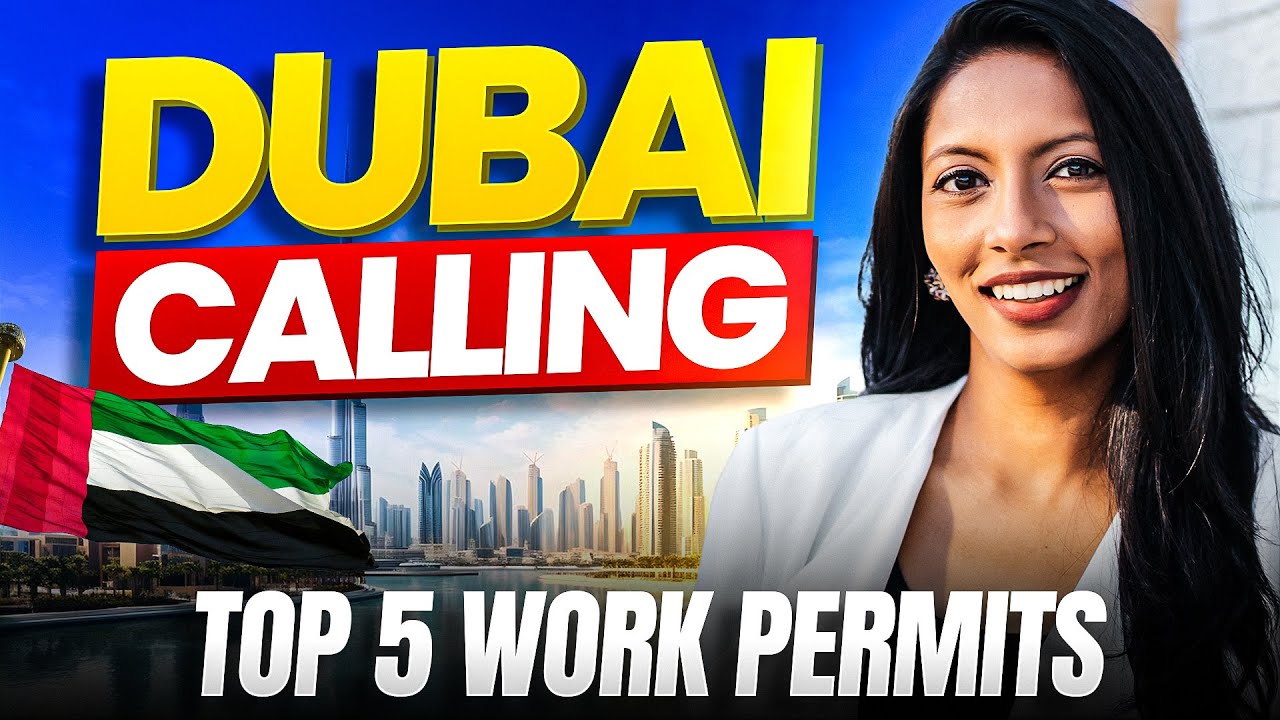 How to work in Dubai as a foreigner - Top 5 Visas 🇦🇪 | Nidhi Nagori