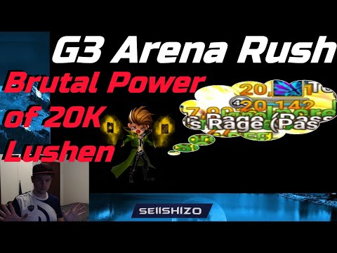 G3 Arena Rush Hour - Top 10 - THE BRUTAL POWER OF 20K LUSHEN! Summoners War (With Sound)