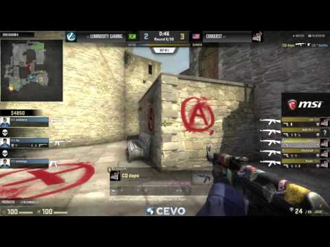 Luminosity vs Conquest Game 1 (CEVO-P CS:GO Season 8) - Vansilli & Dust