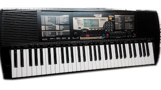 Video thumbnail for YAMAHA PSR 225 (sound and styles demonstration) HiQ sound by Keyboards - review - repair