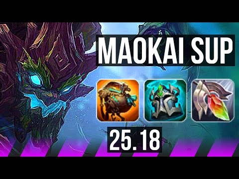 MAOKAI & Samira vs SHACO & Sivir (SUP) | KR Master | 25.18