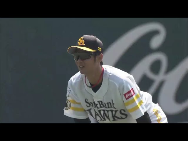 【ファーム】ジャンプ一番!! ホークス・明石のファインプレー!! 2018/4/8 H-C(ファーム)