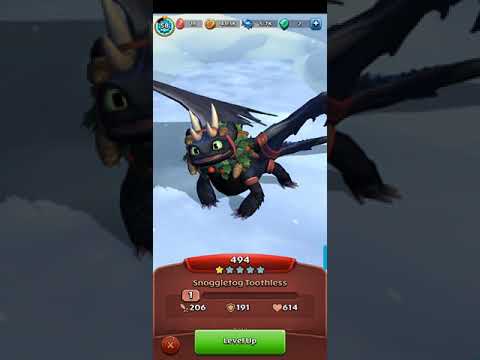 [Dragons: Titan Uprising] – Snoggletog Toothless – 5-star Seasonal Night Fury