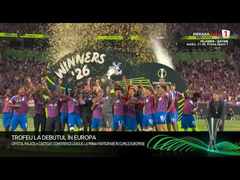 FC Crystal Palace Londra 1-0 Rayo Vallecano de Madrid  awards ceremony