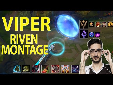 VIPER : RIVEN MONTAGE  - KOREA CHALLENGER  RIVEN MAIN ( Pulsefire riven )