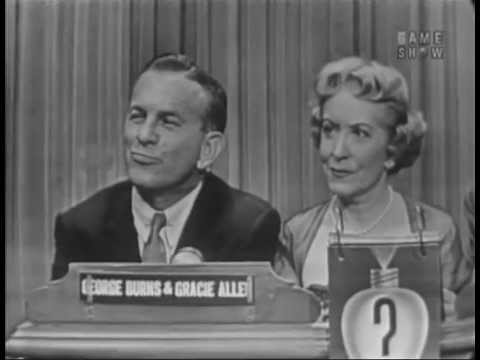 , title : 'What’s My Line? - George Burns & Gracie Allen; Margaret Truman [panel] (Jun 6, 1954)'