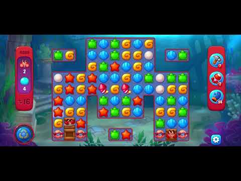 Fishdom 4088 - Hard Level (22+5 Moves)