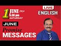🔴 LIVE  | June Promise Message - English | Day 1525 | Bro. G.P.S.Robinson
