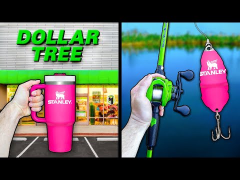 Dollar Store Items Fishing Challenge