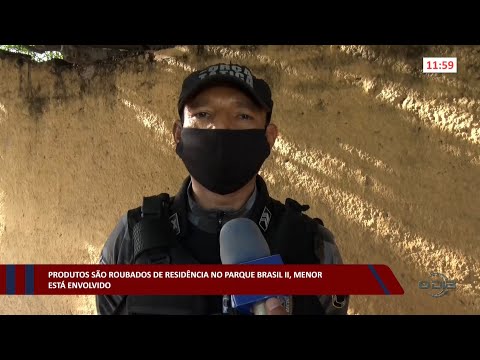 Produtos são roubados de residência no Parque Brasil II, menor está envolvido 01 12 2022