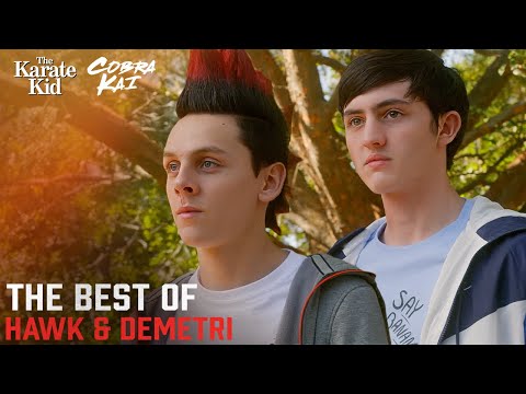 The Best of Hawk and Demetri | Cobra Kai Compilation (Jacob Bertrand, Gianni DeCenzo)