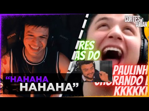 ARUAN REACTS TO THE BEST STUTTERS OF RED BEIRAMAR AND PAULO BURSTS WITH LAUGHTER - Cortes do Aruan