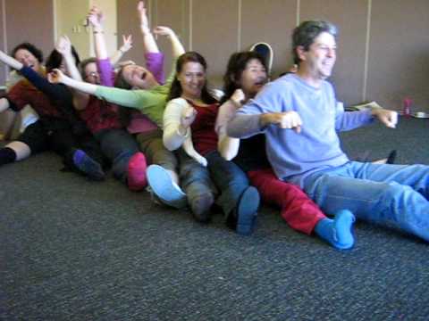 Vibrance Laughter - Row the boat laughter with Laughter Yoga Leader Graduates - Gold Coast 09