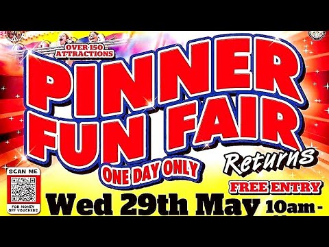Fun and Adventure at Pinner Fair/ Biggest one day only fair in Pinner, Harrow,London/Fun Fair