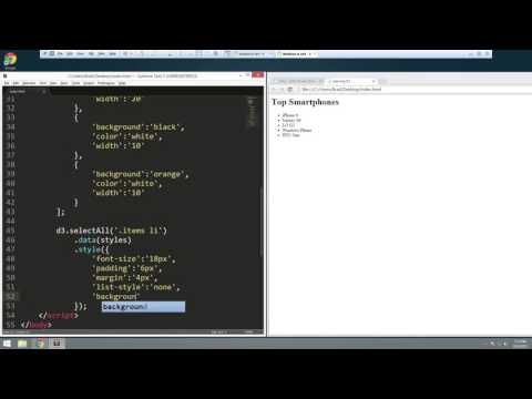 Learning D3 Part 1 Basic Selections